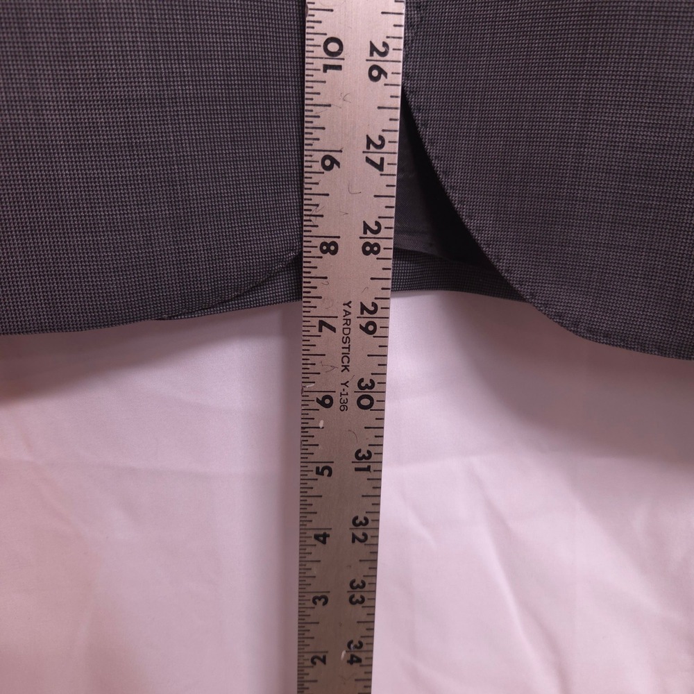 Luigi Bianchi Mantova Blazer Men's 48 Gray Wool 2-Button Sport Coat Italy Zegna - Picture 14 of 15